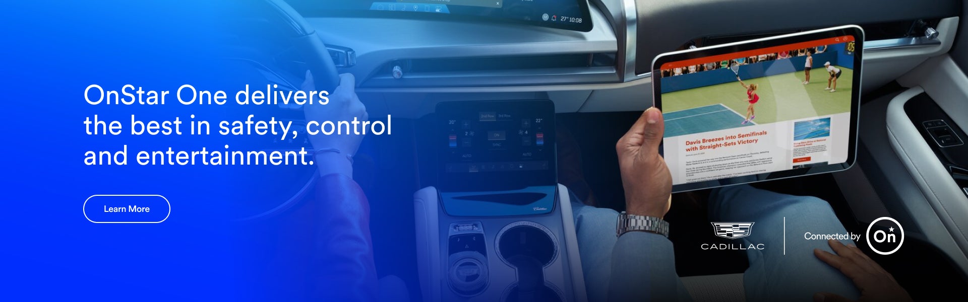 OnStar One delivers the best in safety, control and entertainment